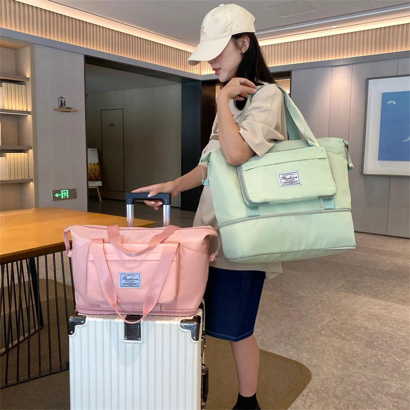 ALLKACI borse da viaggio pieghevoli Tote Handbag borse da viaggio impermeabili di grande capacità borse da viaggio borse a tracolla Dropshipping50