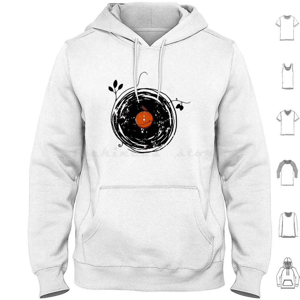 Enchanting Vinyl Records Vintage Hoodies Long Sleeve Enchanting Vinyl Records Vintage