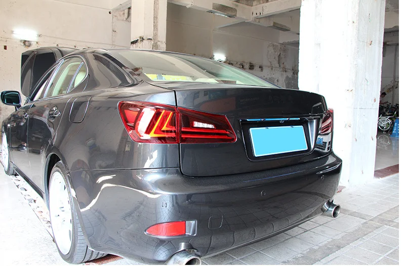 أضواء خلفية LED لكزس IS IS250 IS300 2006-2012 مجموعة إشارة الانعطاف الديناميكي #3