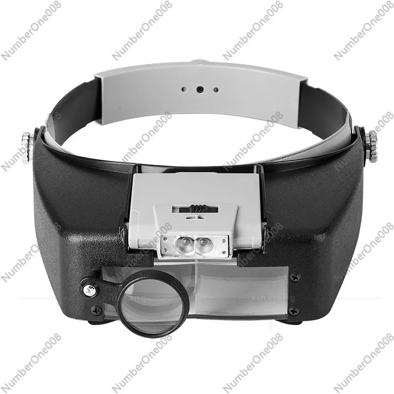 Head-mounted Circuit Board Repair Clock Reading Reading Dental Beauty Tattoo Embroidery LED Light High Power