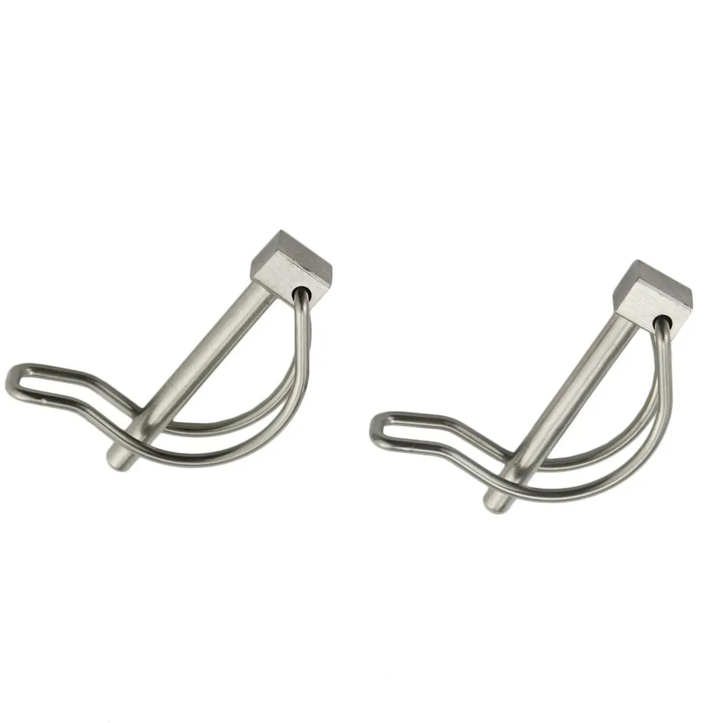 ISURE MARINE A Pair Of stainless Steel 316 Quick Release Trailer Coupler Safety Pins, Diameter 4.5 Millimeters (3/16 Inches)