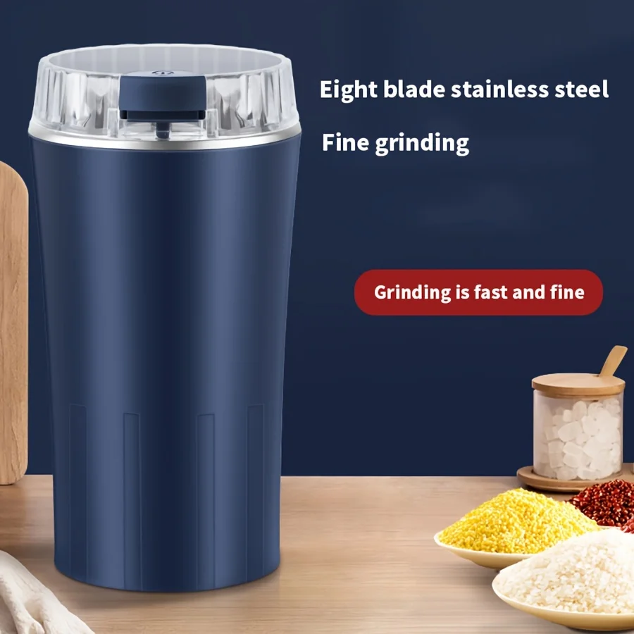 

Electric Coffee Bean Grinder, Coffee Spice Grinder, 300W Nut Electric Grinders with 304 Stainless Steel Blades, One Touch Operat