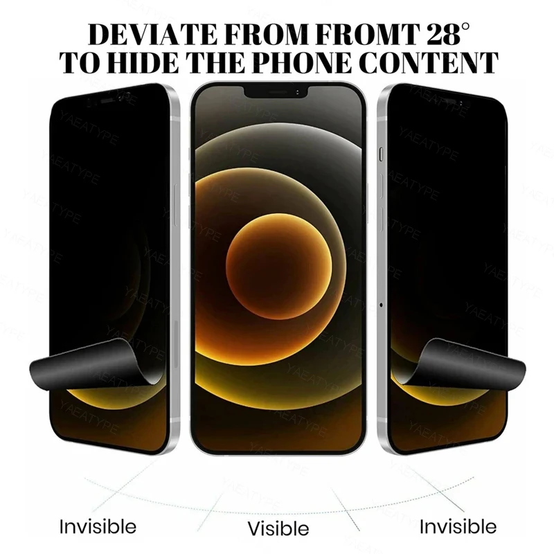 Anti-Spy Privacy Hydrogel Film For Vivo V20 SE V20SE V2025 V2023 V2022 V2024 Screen Protector