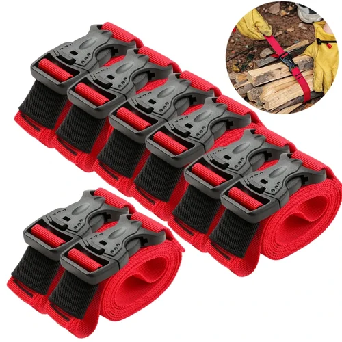 Imagen 1 del producto Correa de nailon para equipaje de 1 a 4 piezas, Kits de viaje, hebilla de amarre, correas de carga para Camping