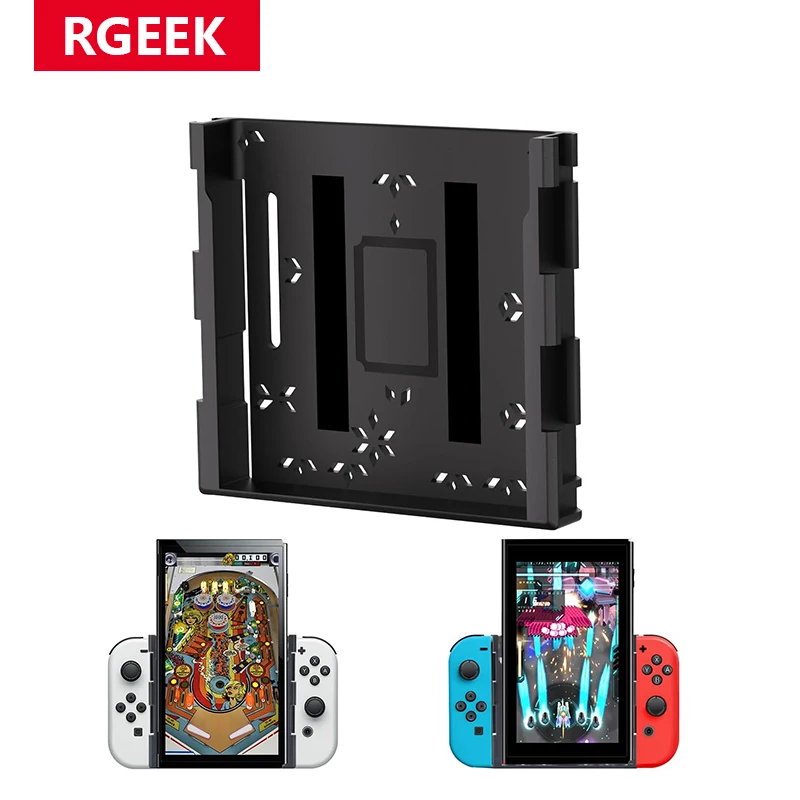 RGEEK For Nin-tendo Switch / Switch OLED Portrait Flip Grip Handheld Accessory Vertical Mode Orientation Joy-con Grips Stand