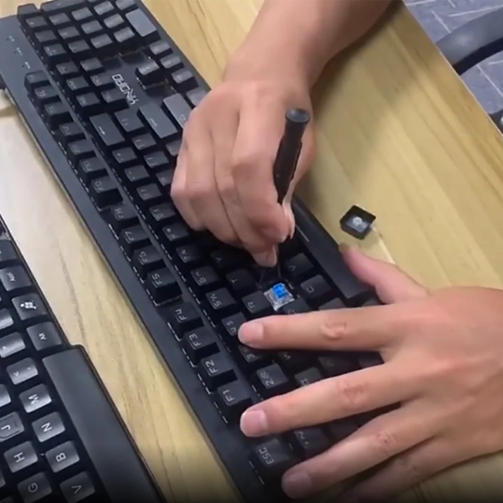 

Keycap Puller Computer Keyboard Metal Extractor Remover Aluminum Alloy Tools for