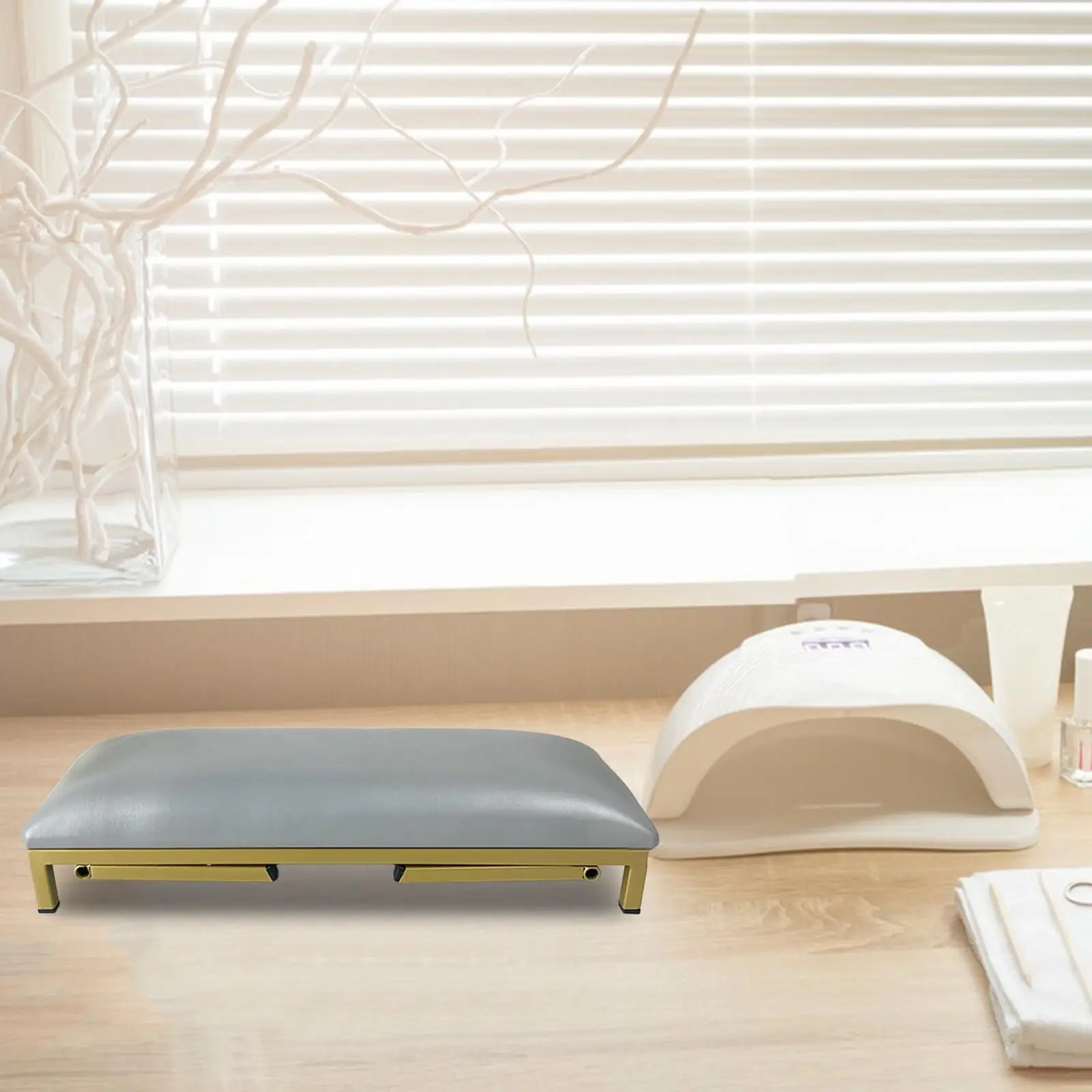 وسادة مسند ذراع الأظافر قابلة للتعديل بارتفاع مريح لصالونات التجميل