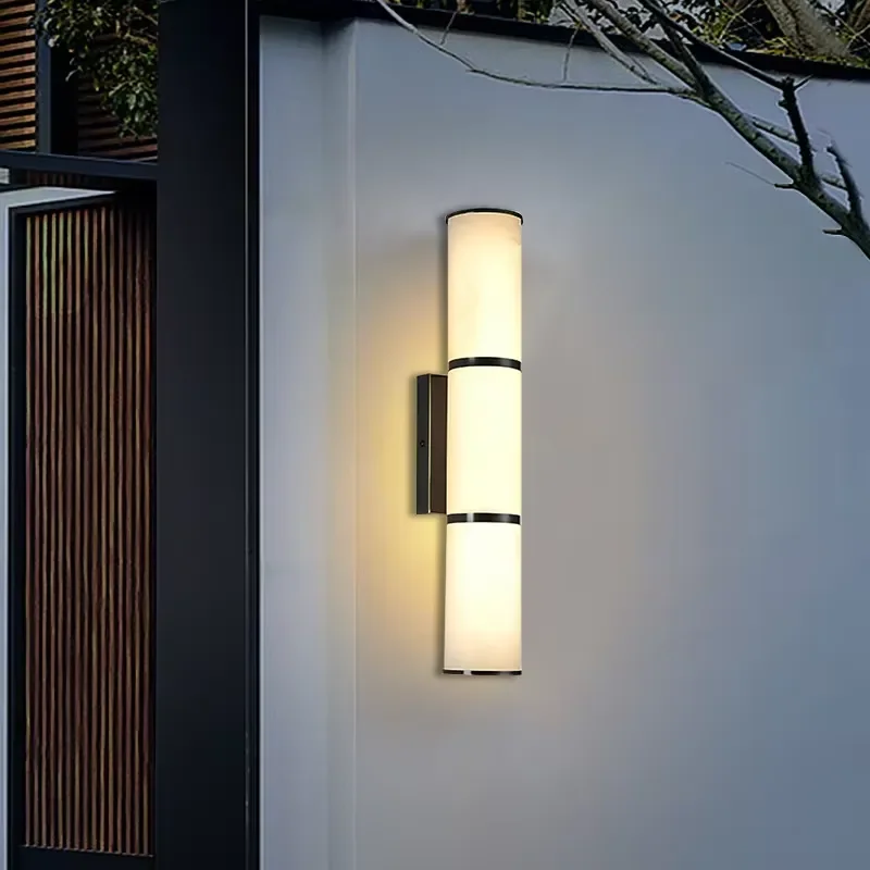 Modern Marble Wall Lamp Designer Bedside Light for Living Room TV Background Balcony Hotel Corridor Decorative Sconce Fixture