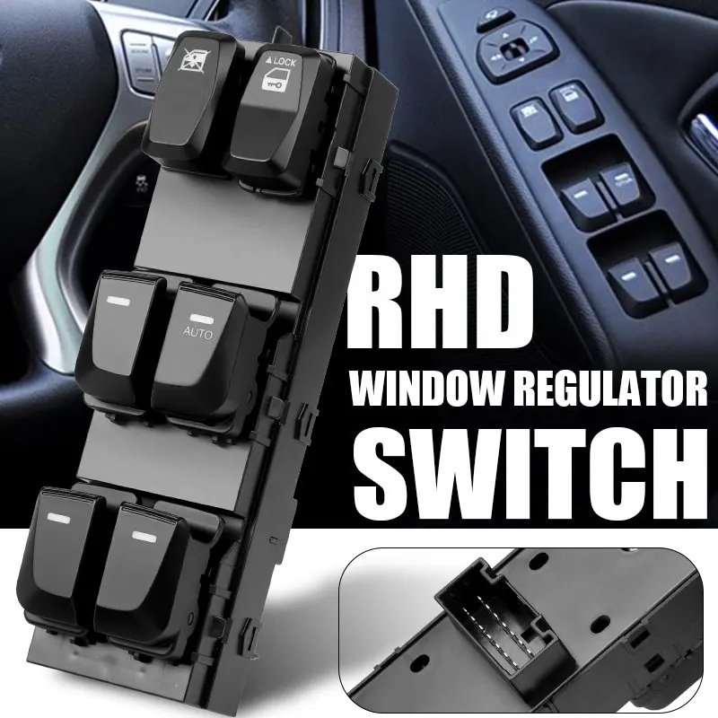 

For Hyundai IX35 2010-2017 Electric Power Window Lifter Regulator Control Switch Button 93571-2S000