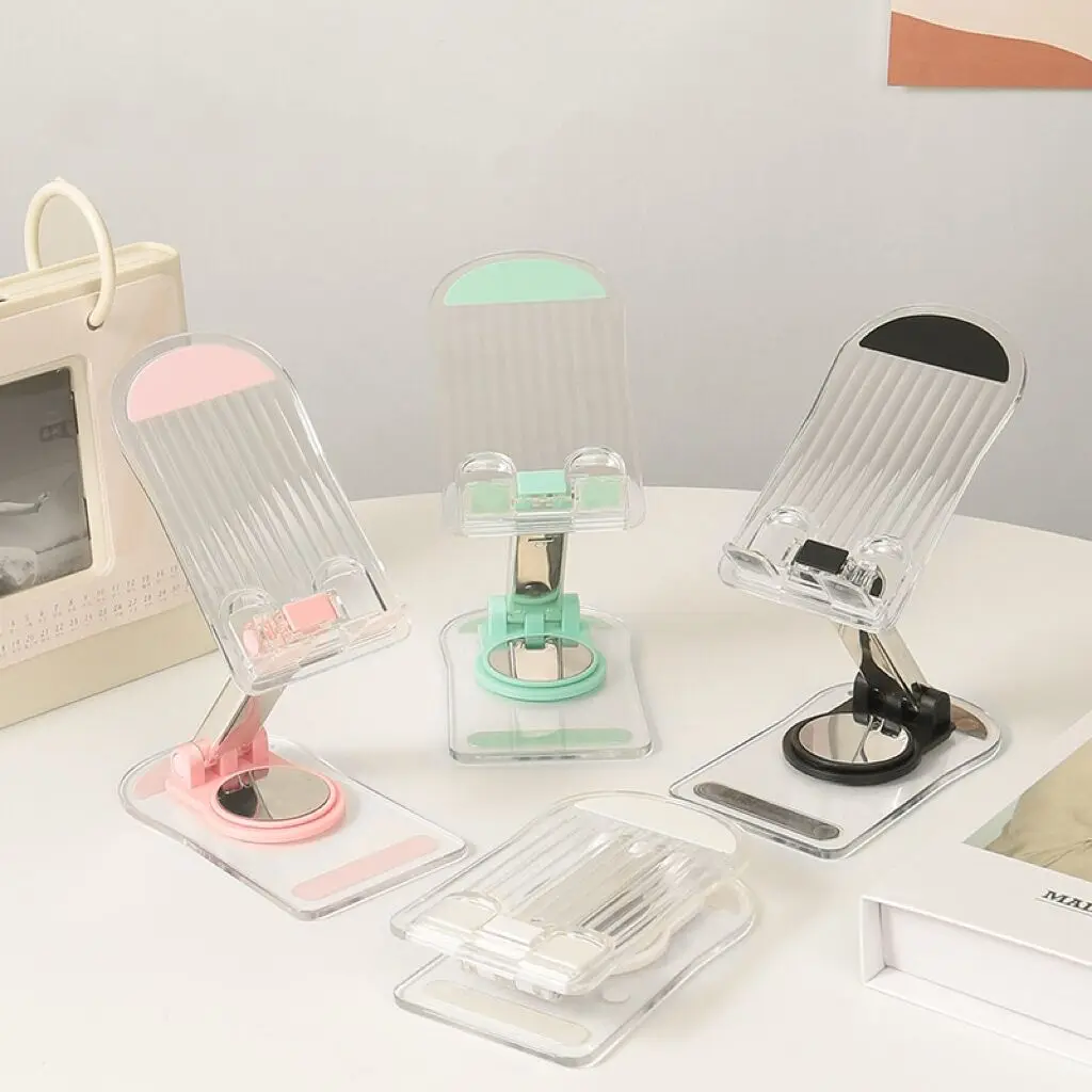 

MINKYS Kawaii Portable Mobile Phone Holder Cute Phone Stand Holder Tablet PC Holder Office Office Stationery