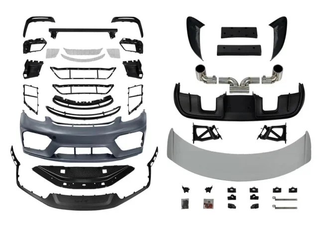 For Porsche 718 918 991.1.2 992 987 997 Change GT4RS GT3 GT2 Spyde kit, accessories optional carbon fiber