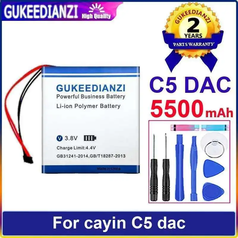 

Lightweight For Cayin C5 Dac 5500Mah Digital - TO Analog Converter Battery Premium Replacement