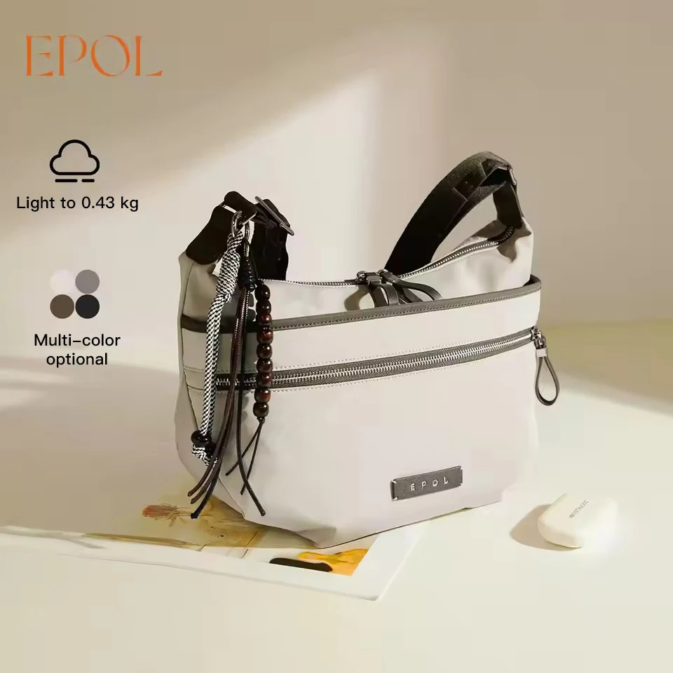 EPOL Lightweight Water Resistant Crossbody Bag For Women 2026 Fashion Popular Trend Casual Shoulder Bag 6120-01