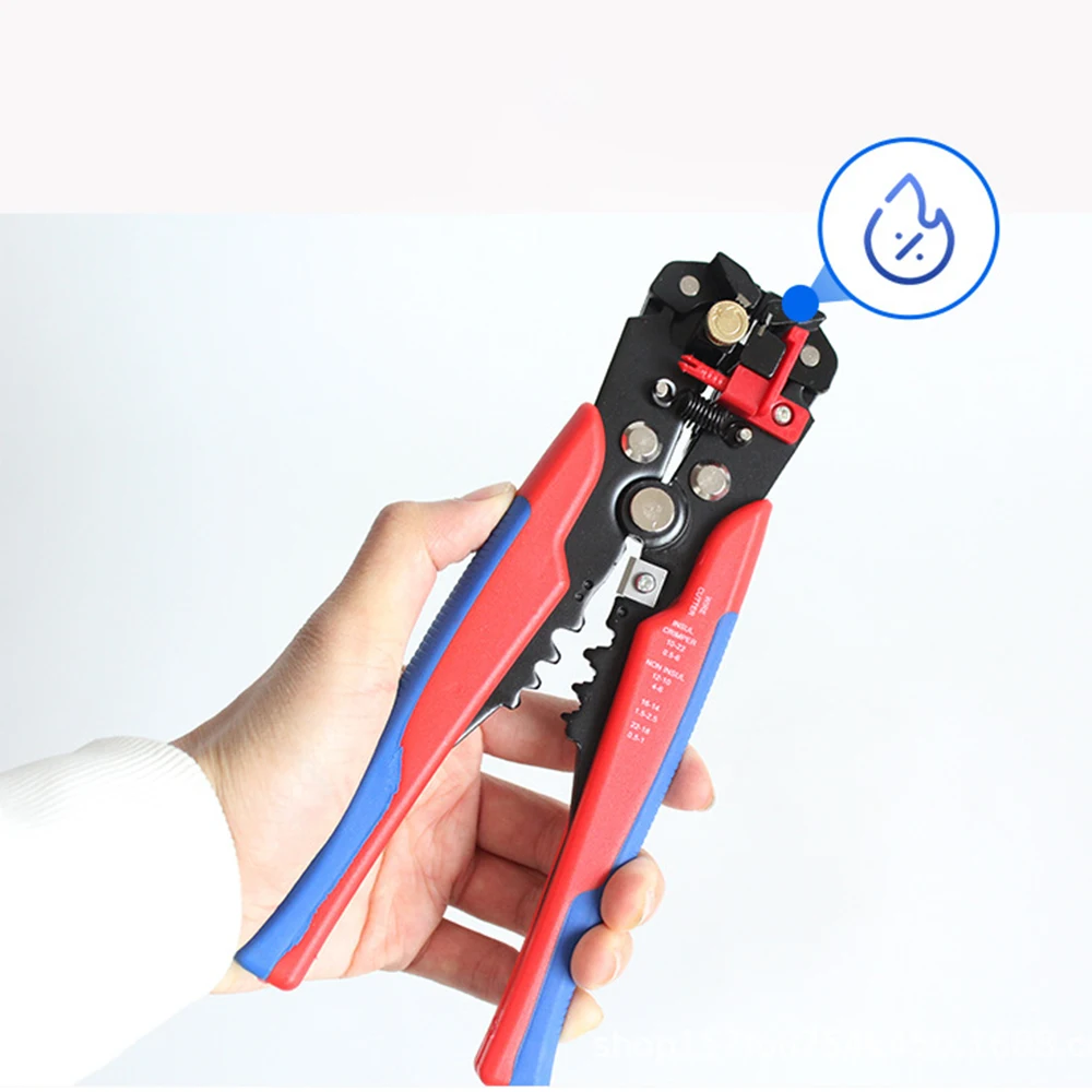 Crimper Cable Cutter Adjustable Automatic Wire Stripper Multifunctional Stripping Crimping Pliers Terminal Hand Tool