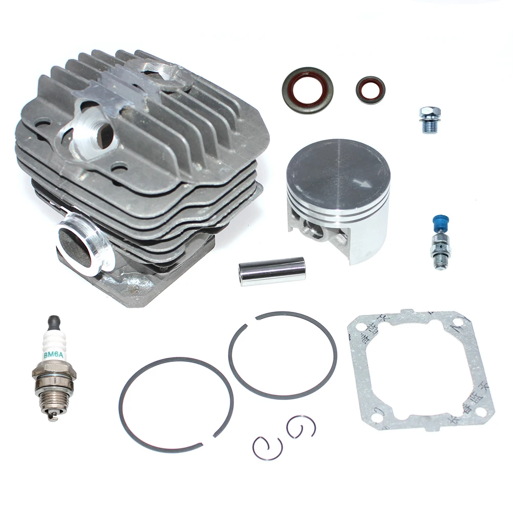 50mm Cylinder Piston Kits 10mm Pin For Stihl MS440 044 044R 044W MS440RZ MS440VWZ MS440Z Chainsaw 1128 020 1227