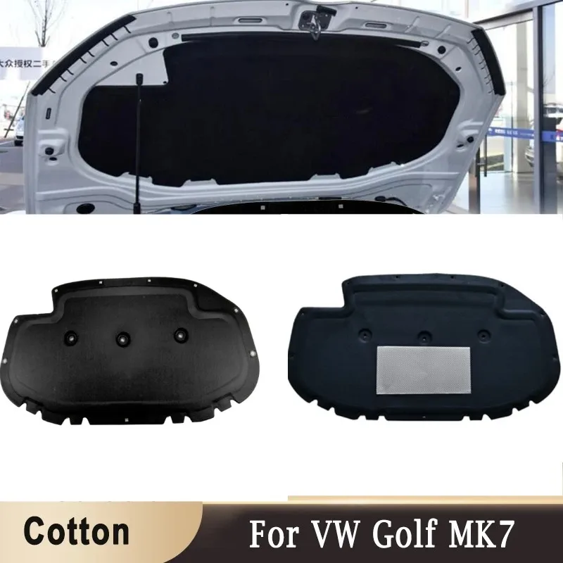 For Volkswagen VW Golf MK7 Front Hood Interior Insulation Cotton Pad Sound Heat Fire proof Mat Cover Foam Insulation Pad