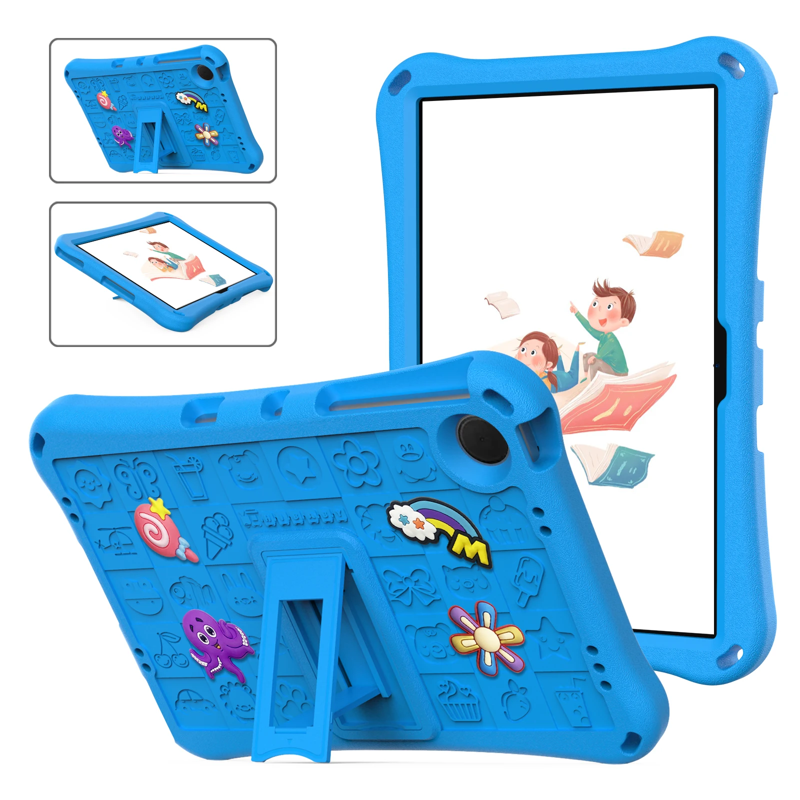 For Xiaomi Redmi Pad SE 11 2023 Kids Students Nontoxic EVA + PC+PVC Drop-proof Anti-fall Shock Proof Cover Built-in kickstand