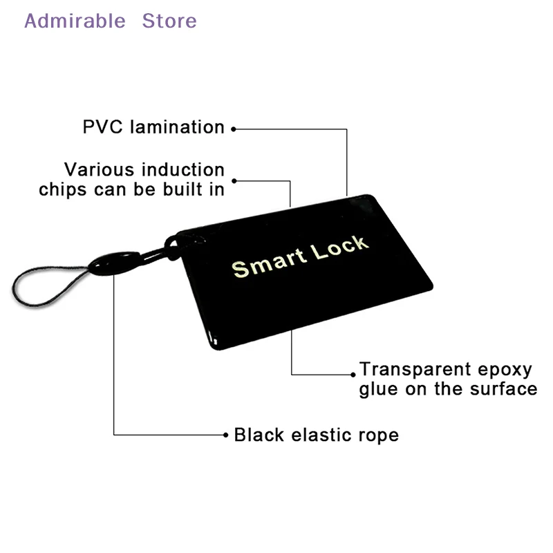 [W]5/10Pcs 13.56Mhz IC Card Electronic Smart Door Lock Card Digital Smart Fingerprint Locks Unlock Small RFID Card