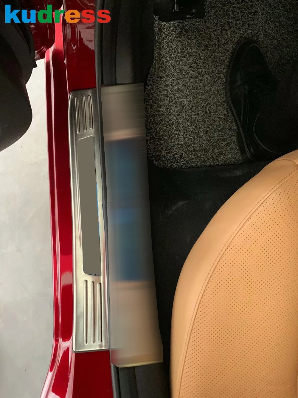 

For Nissan Sentra Bluebird Sylphy 2020-2024 2025 Steel Car Door Sill Scuff Plate Cover Trim Protector Pedal Guard Accessories