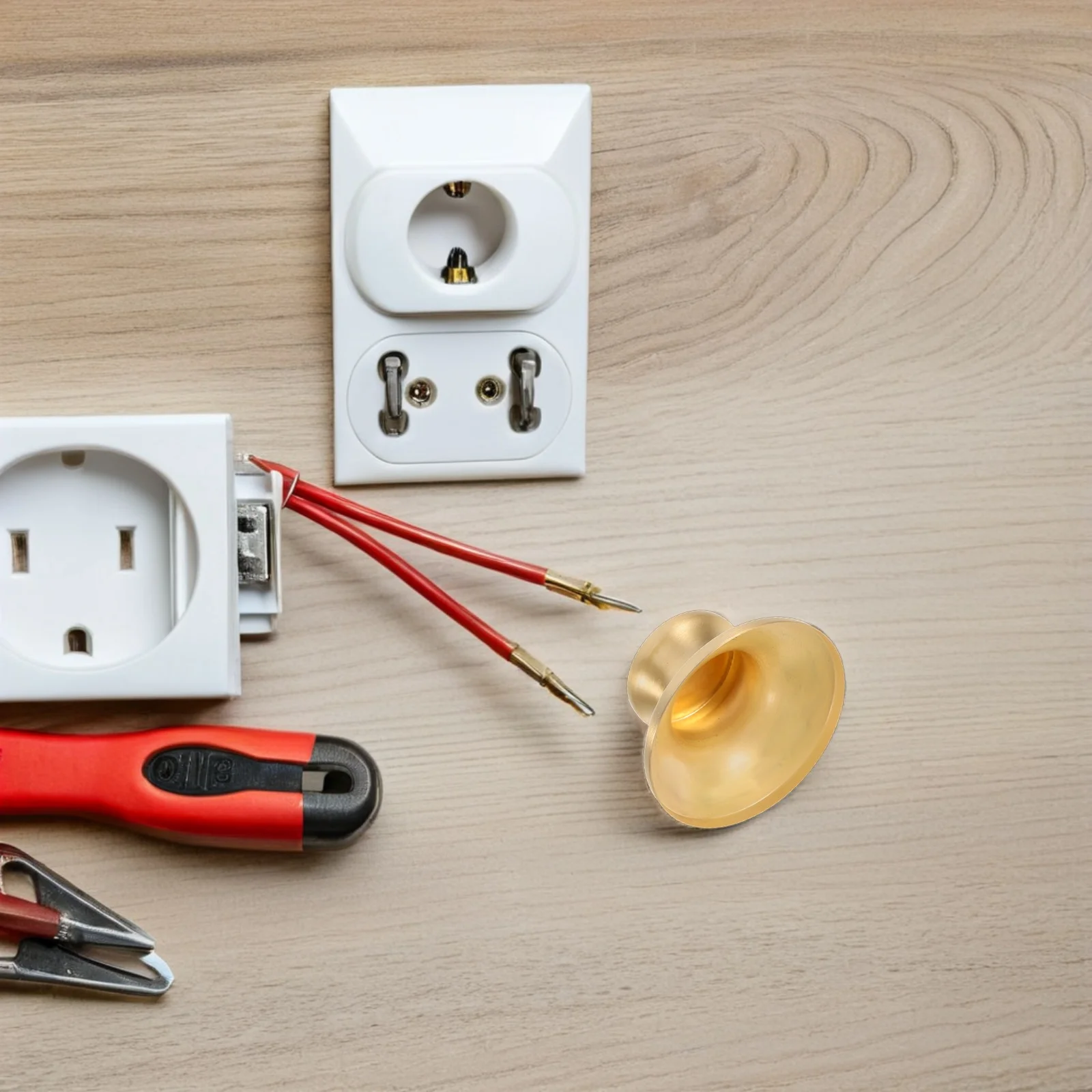 

Wall Decoration Accessories Socket Cup Copper Bases E27 E14 Holder Cover For Home Office Bedroom Study Modern DIY