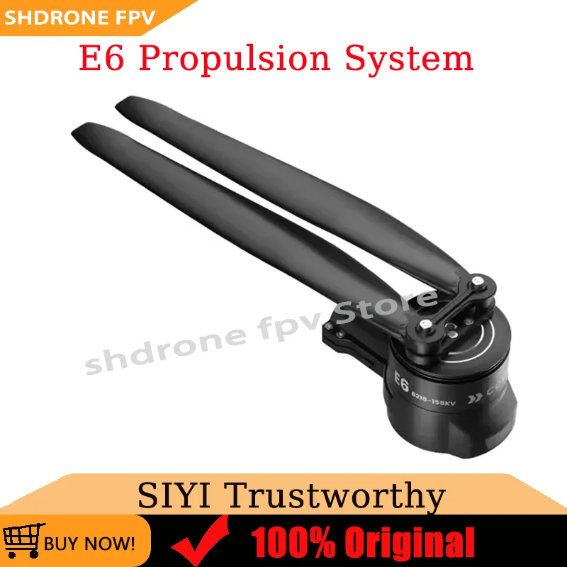 

Комплект силовой установки SIYI E6 с интегрированным бесщеточным двигателем 1550KV ESC 63V для мультироторных дронов для промышленной защиты растений