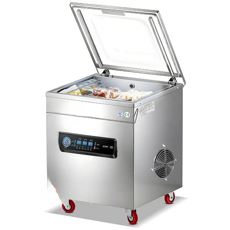 ood packaging machine for fresh produce and cooked foods - compression packing machine - 304 stainless steel