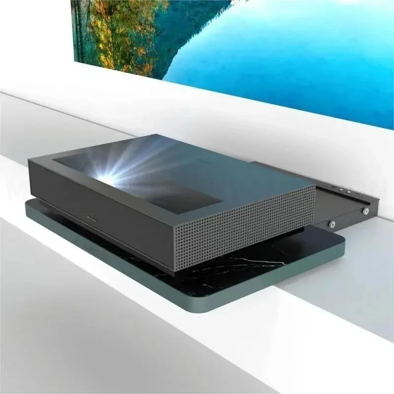 

2024 Hot selling X3 X5 X7 X9 UST Projector Stand Holder Shelf Smart Motorized Ultra Short Throw Projector Shelf Support