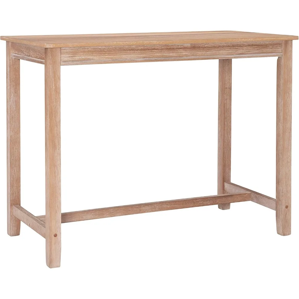 

Distresed 36 inch Height Pub Claridge Table, Distressed Brown Counter