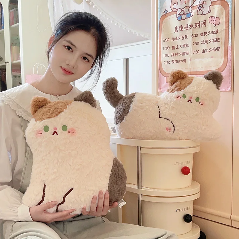 ホット 3 色猫ソフト動物漫画猫枕クッション素敵な子猫ぬいぐるみ誕生日ギフト子供のための