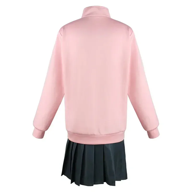 

COSda@Just Saiyani Cosplay Bocchi The Rock Gotou Hitori Cosplay Costume JK Uniform Pink Jacket Skirt Wig Suit Halloween Anime Co