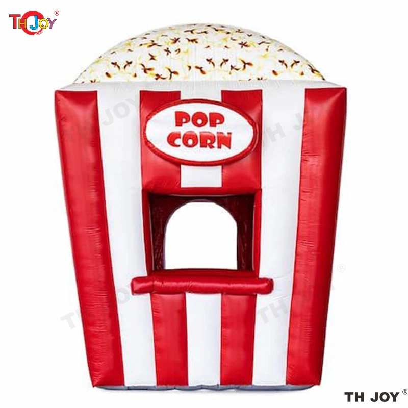 

Amusement Park Inflatable Carnival Treat Shop Inflatable Popcorn Kiosk Activity Advertising Concession Stand For Outdoor Events