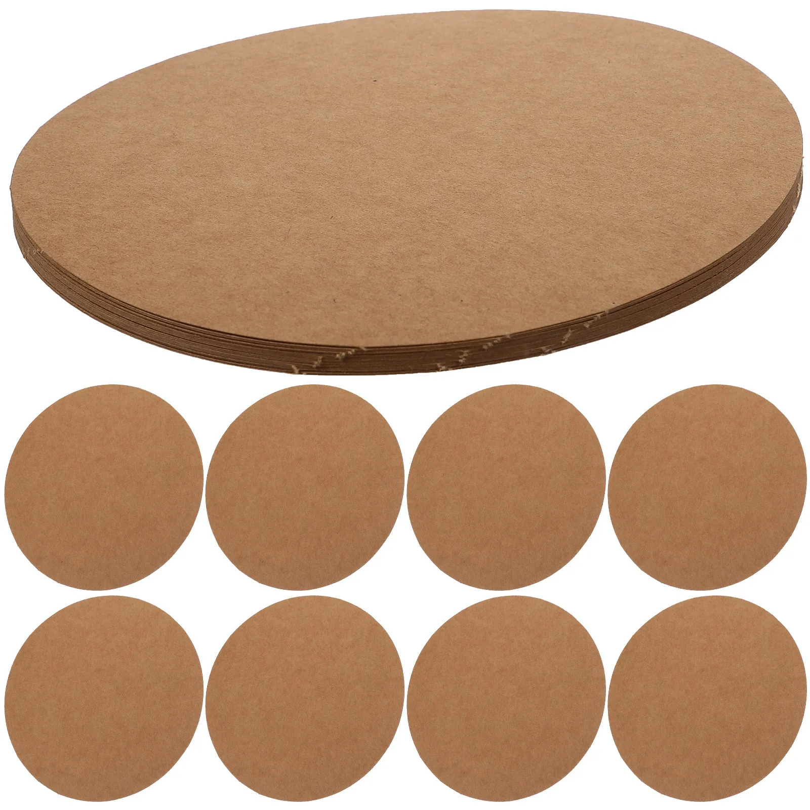 40Sheets Round Painting Cardboard Thick Blank Art Paper for DIY Craft Drawing Sketching Mandala Calligraphy Projects