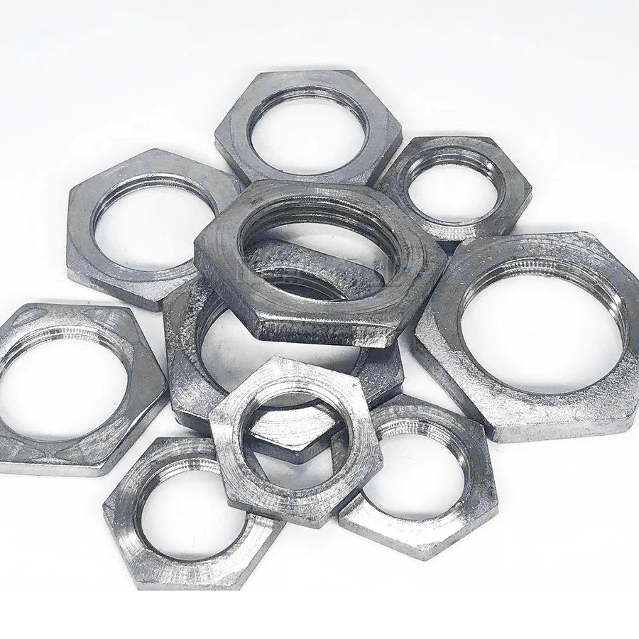 

304 Stainless Steel Lock Nut 1/4" 3/8" 1/2" 3/4" 1 1-1/4" 1-1/2" 2" BSP Hexagon Locking Cap Of Water Tank Joint Pipe Fittings