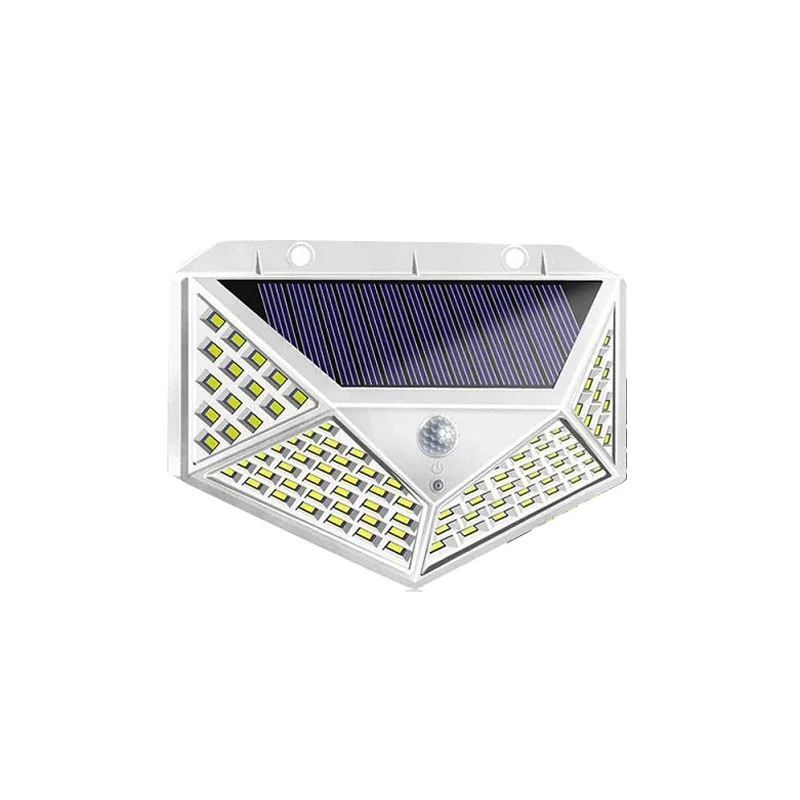 Luz Solar para exteriores, lámpara de pared LED con Sensor de movimiento PIR, luces LED impermeables para decoración de jardín, decoración de calle, 100