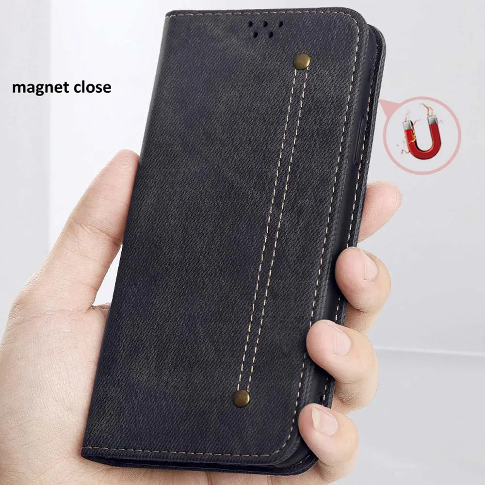 Jeans Texture Denim Pattern Leather Wallet Flip Case For Google Pixel 8a 6a 7a / Pixel 6 7 8 9 Pro Book Coque H01A