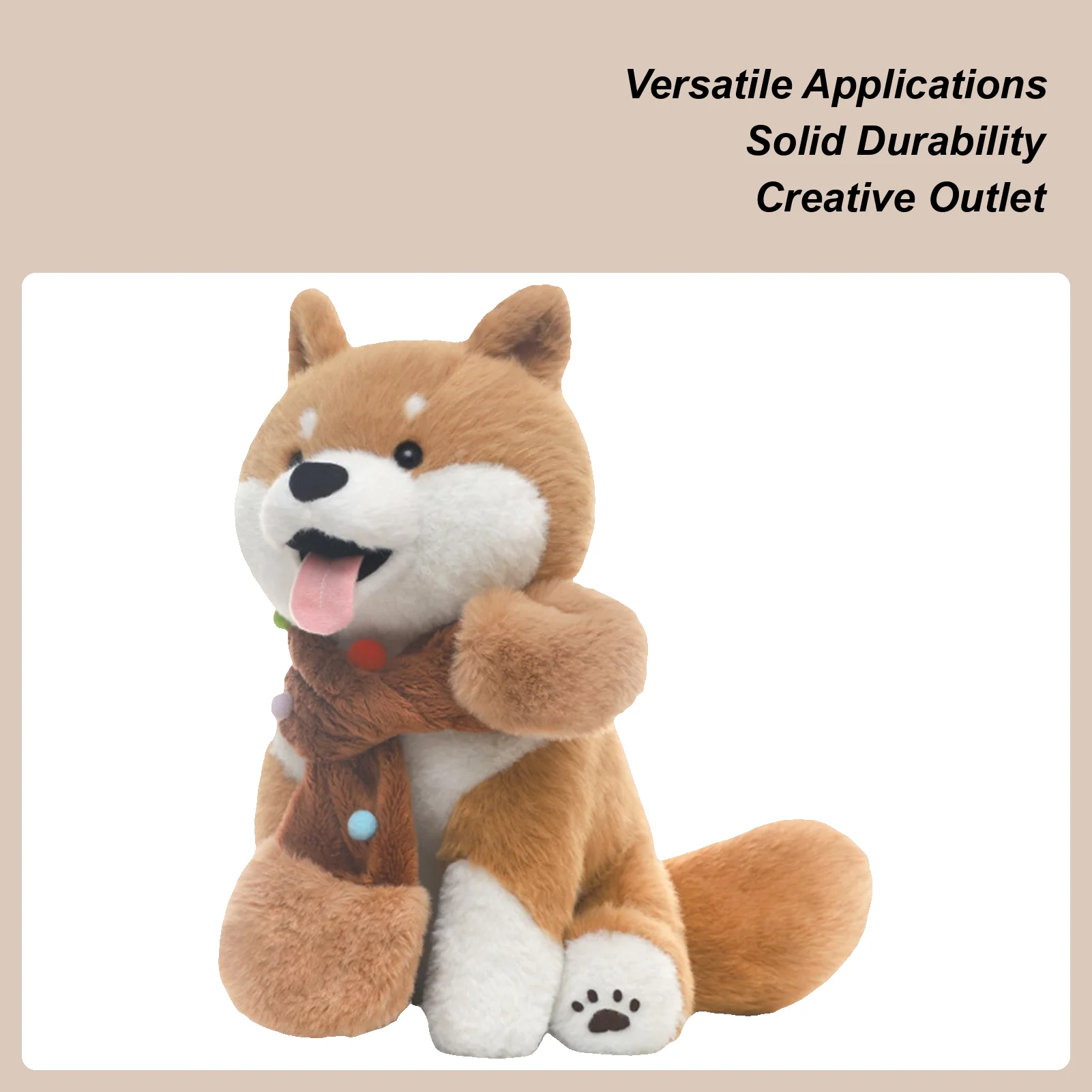 

Собака, мягкая игрушка 13,3 дюйма, милый мягкий большой щенок, игрушка для детей, мужчин, женщин, детей, мальчиков, девочек, младенцев, молодежи, подростков