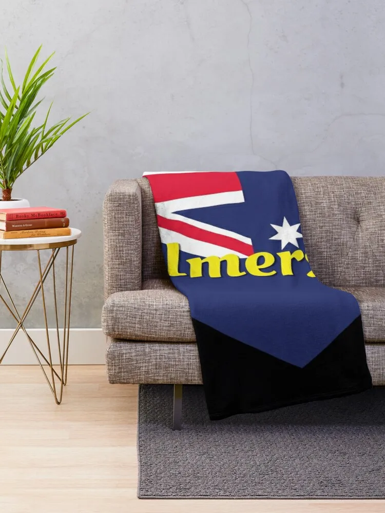 Palmerston NT Australia Australian Flag Heart - Palmerston Lover Throw Blanket Luxury Stuffeds Weighted Blankets