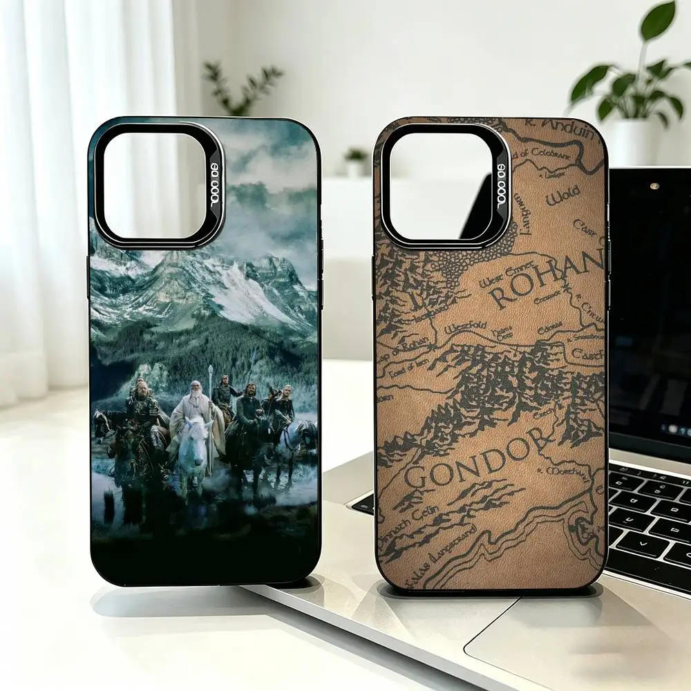 

The L-Lord of the R-Rings Phone Case For iPhone 17,16,15,14,13,12,11 Plus,Pro Max,XS,Colorful Silver Phone case Funda Cover