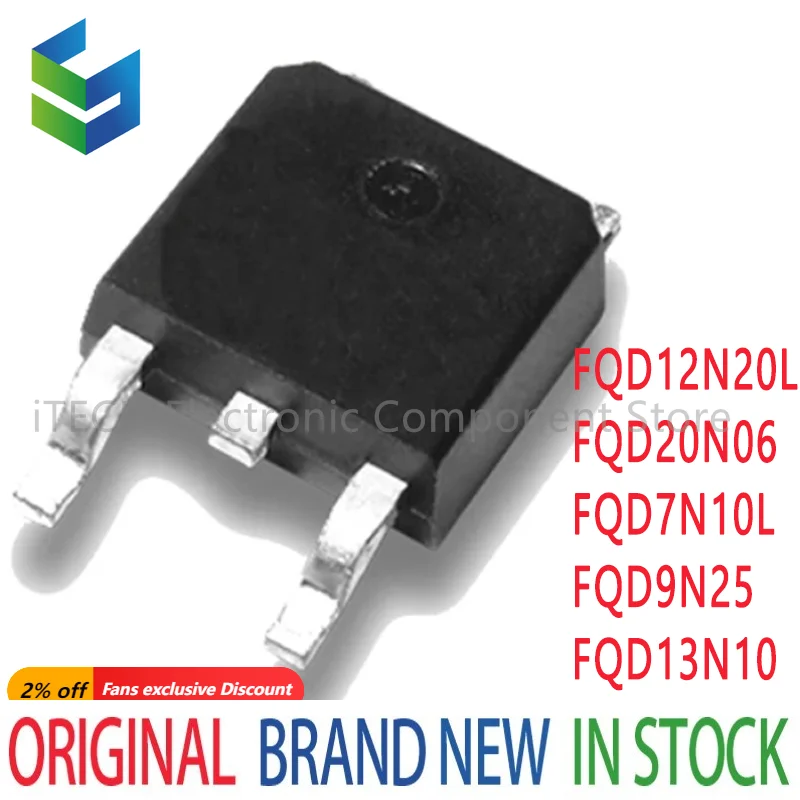 

5pcs FQD12N20L TO252 TO-252 FQD12N20 12N20 FQD20N06 20N06 FQD7N10L FQD7N10 7N10 FQD9N25 9N25 FQD13N10