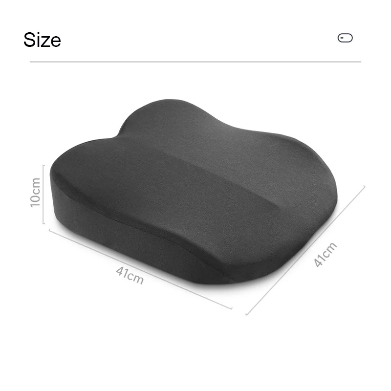 Car Booster Seat Cushion Memory Foam Height Seat Protector Cover Pad Mats Adult Car Seat Booster Cushions  Detachable Cushion