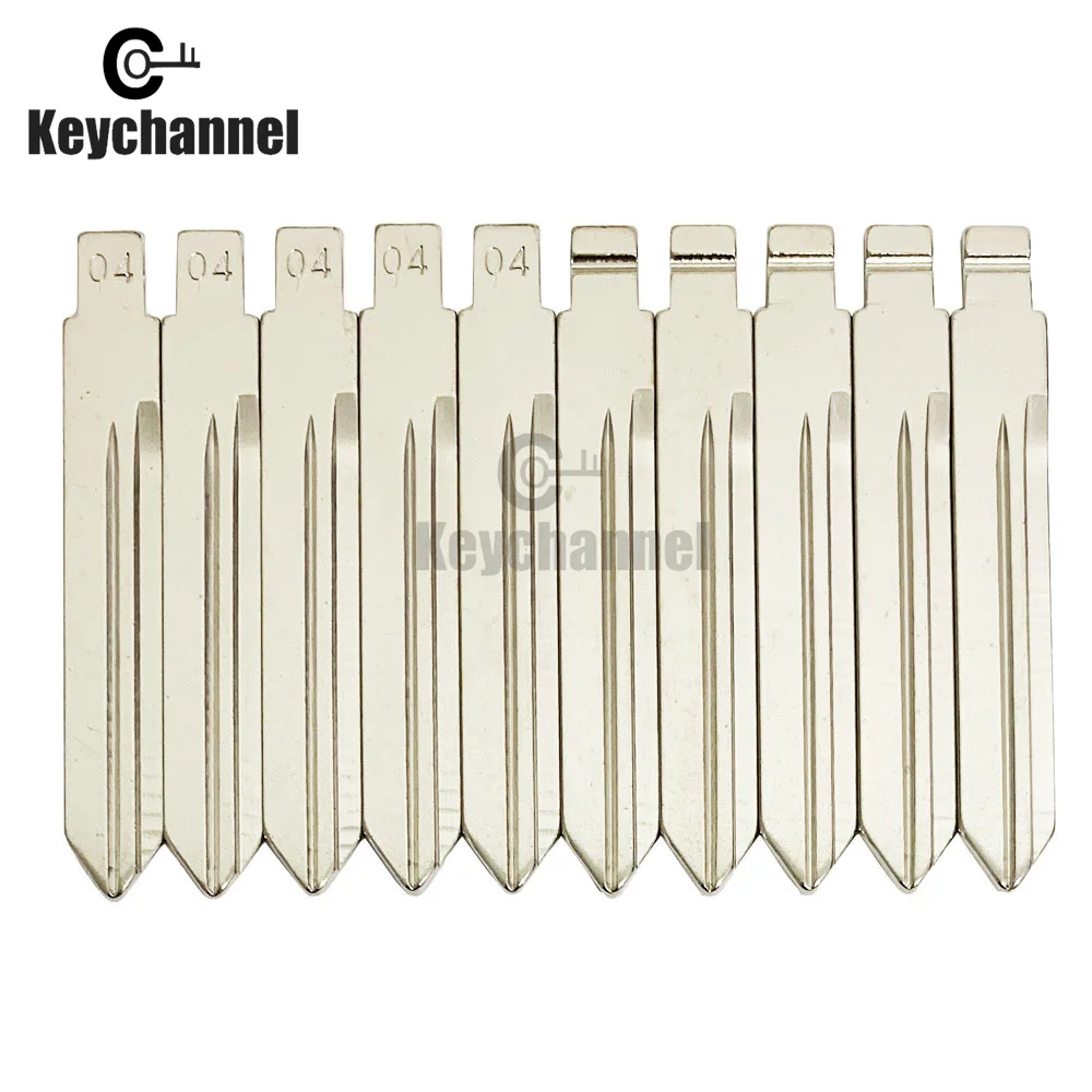 10PCS Evrensel KD Blade # 04KD Metal Boş Çevirme Yedek Bıçak CY24 Araba itmeli anahtar Jeep Dodge Chrysler Y157/Y159 Y160
