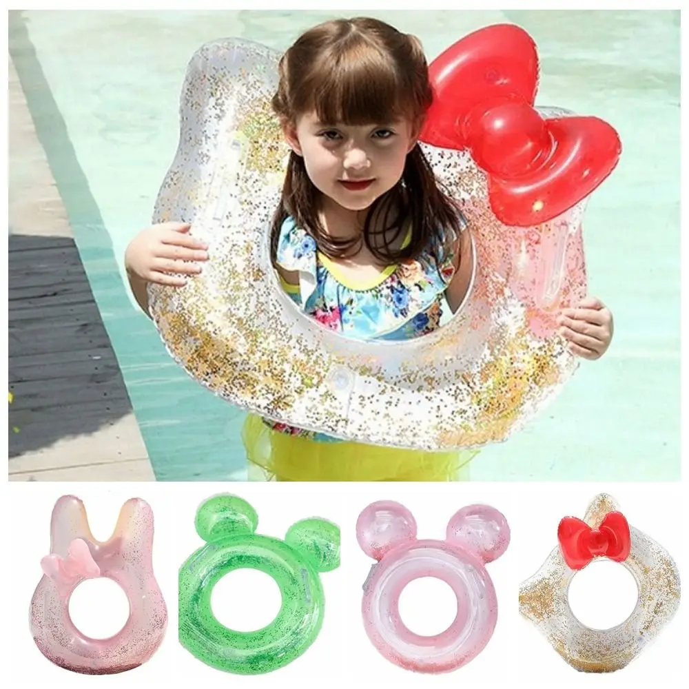 Beach Cat Water Swimming Circle Mouse Inflatable Swim Ring Cartoon Rabbit Children's Swimming Circle Beginner Swimmers