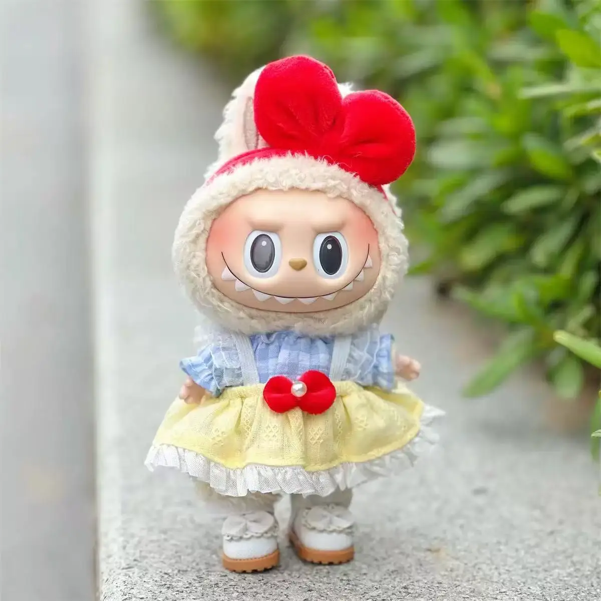 

For Labubu clothes plush vinyl face doll pendant Labubu sitting party series Dolls Accessories Cute Decoration Little Clothes