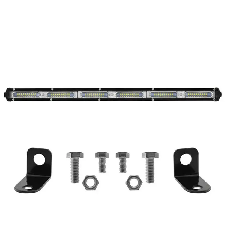 LED Strip Light Small Single Row Work Light Off-road Vehicle  Middle Net Spotlight Suitable for Off-road  Signal Light