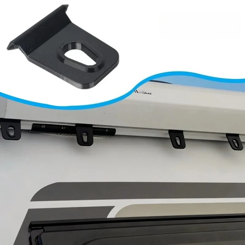 

1pc Plastic Hooks Camping RV Camper Sunshade Hanger Buckle Clips For Thule Omnistor Plastic Hooks Camping Accessories