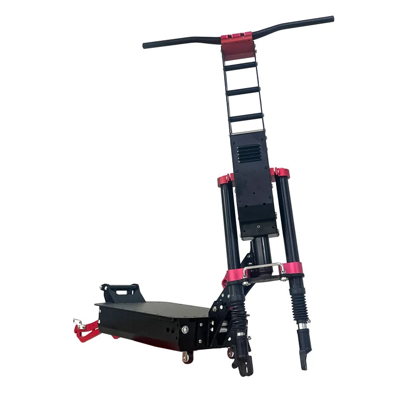 Big Battery Compartment Aluminum Alloy Scooter Chassis R8 Good Quality 60V 72V Electric Scooter Frame Body for 13/14inch Tire