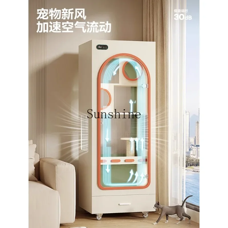 Does not occupy an area, smart cat cabinet with fresh air, small apartment cage, household indoor cat nest       FT