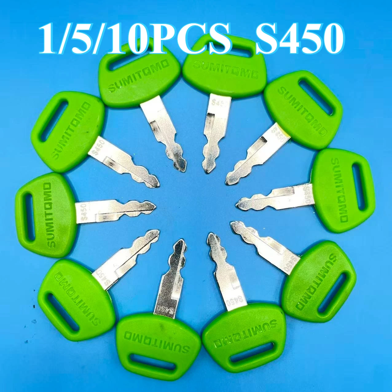

1 шт./5/10 шт. новый ключ запуска экскаватора S450 для GREEN S450 SH130 200 210 240 A1A2 ключ от боковой двери ключ зажигания
