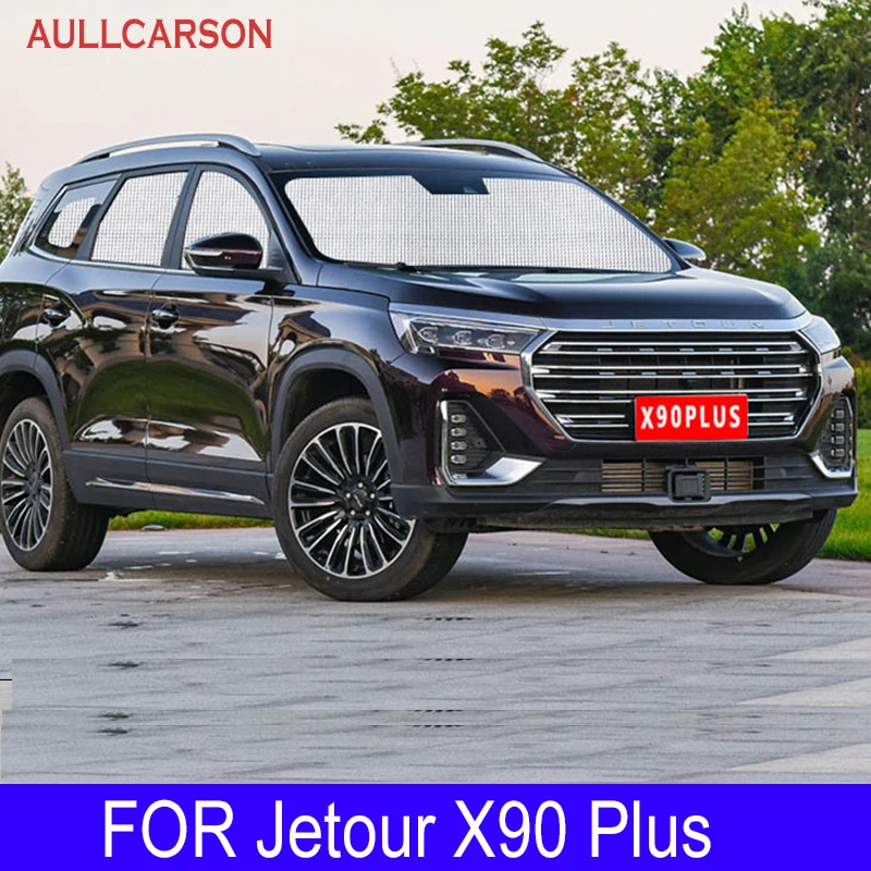 For Chery Jetour X90 Plus Sunshades UV Protection Curtain Sun Shade Film Visor Front Windshield Cover Protector Car Accessories