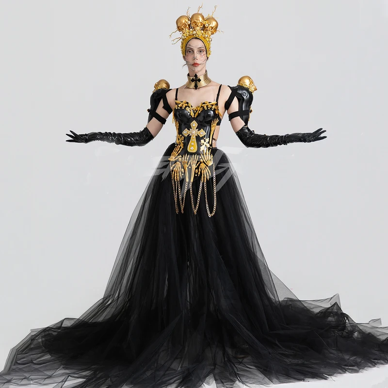 Seksowny strój tancerki gogo na Halloween, cosplay, taniec na rurze, odzież damska na imprezę, festiwal, strój do baru, klubu nocnego, rave'u XS10343